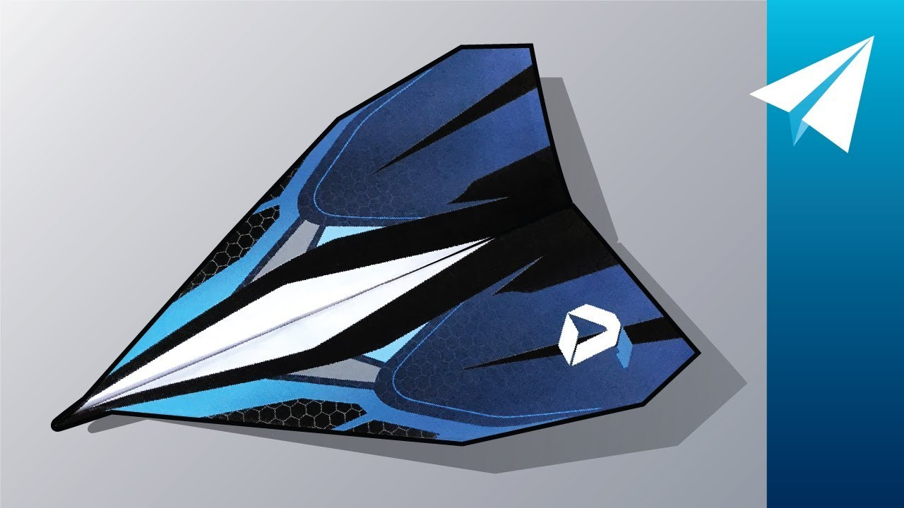 Easy Paper Airplane With A Free Template! — Blue Baron, Designed Jdorigami regarding Foldable Flight Free Templates