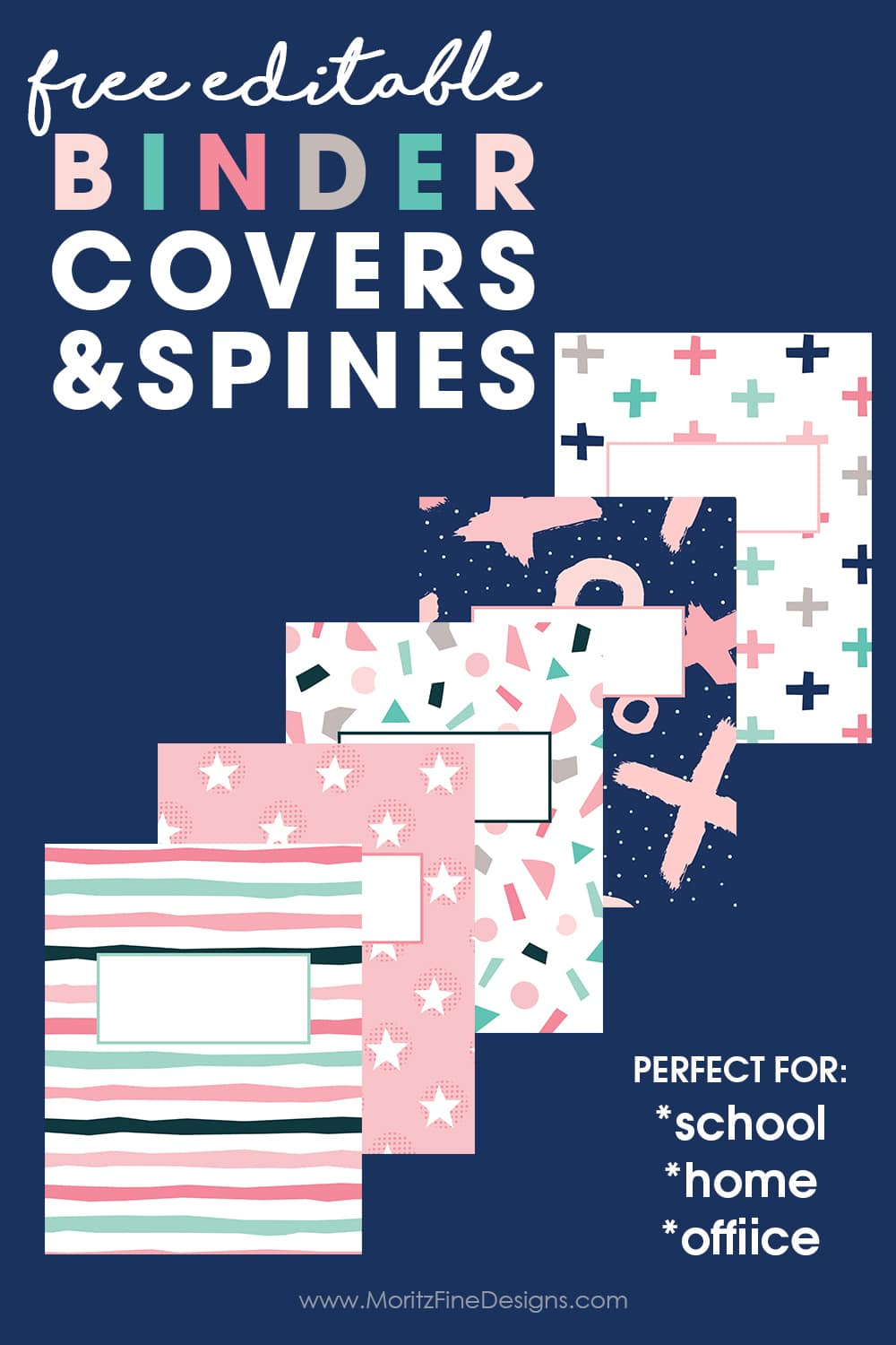 Editable Binder Covers &amp;amp; Spines | Free Printable Download inside Free Binder Spine Template