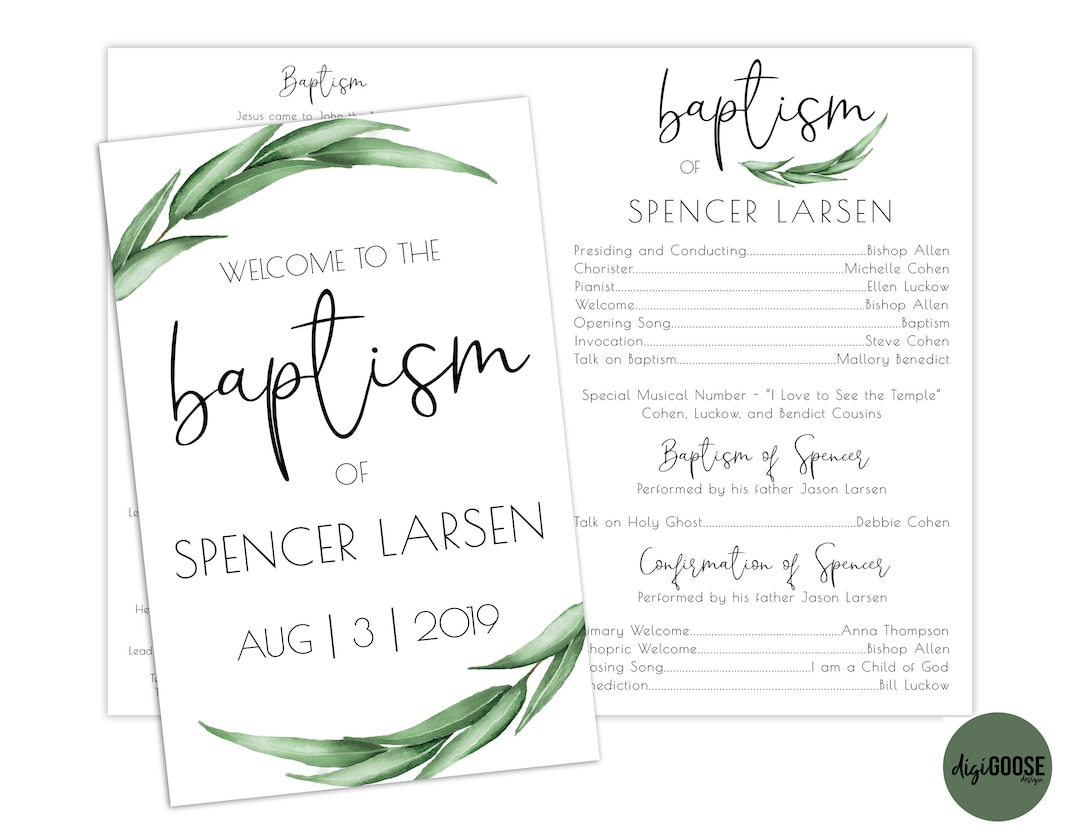 Editable, Lds Baptism Program Template, Printable Baptism Program with regard to Lds Baptism Templates Free Download