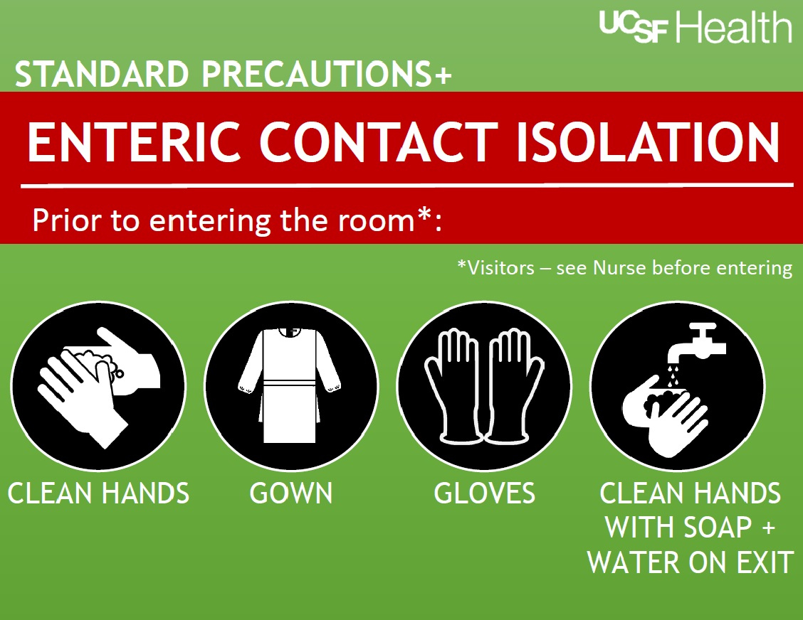 Enteric Contact Isolation Sign | Ucsf Health Hospital Epidemiology with regard to Free Printable Isolation Signs