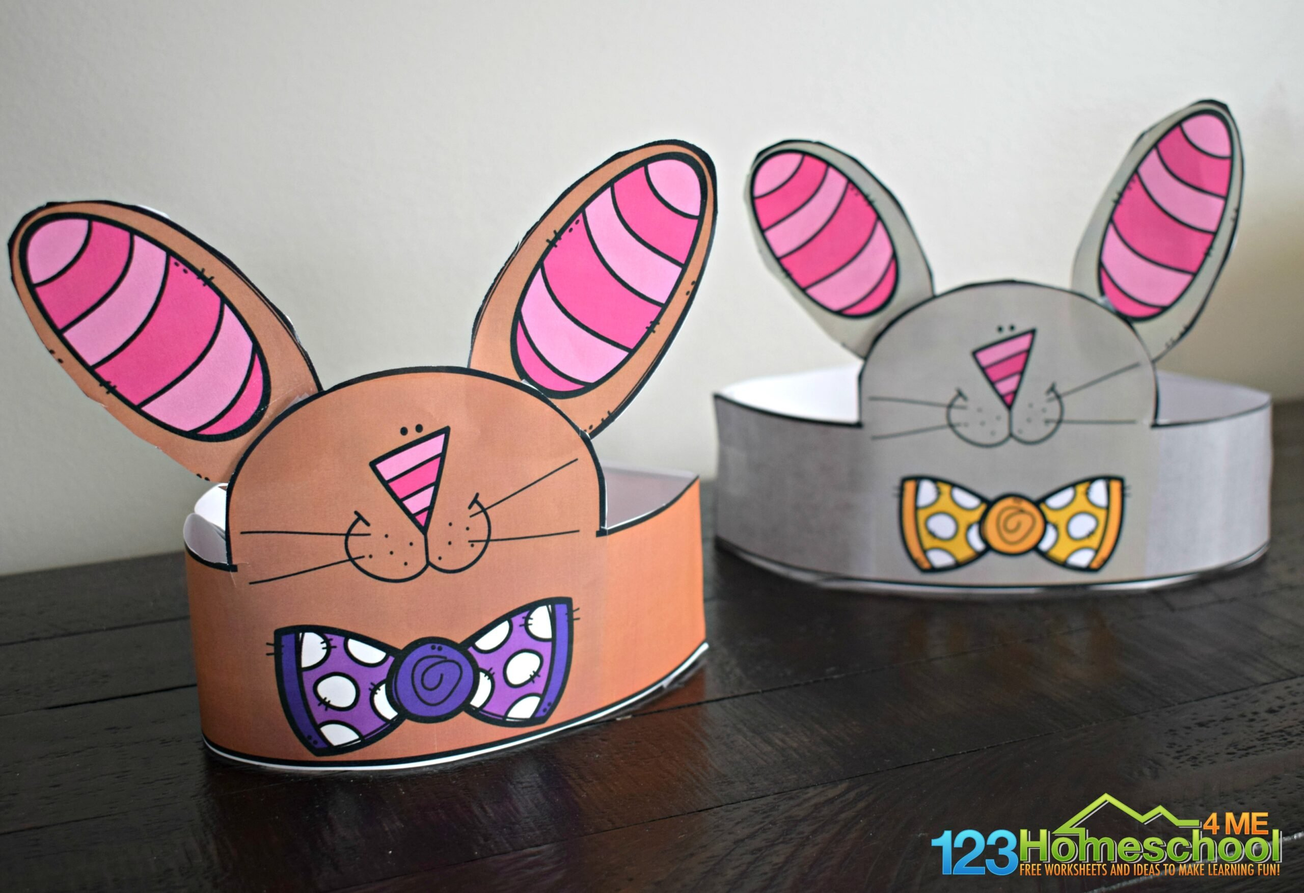 🐰 Free Printable Bunny Ears Easter Hat Template intended for Free Easter Hat Printables