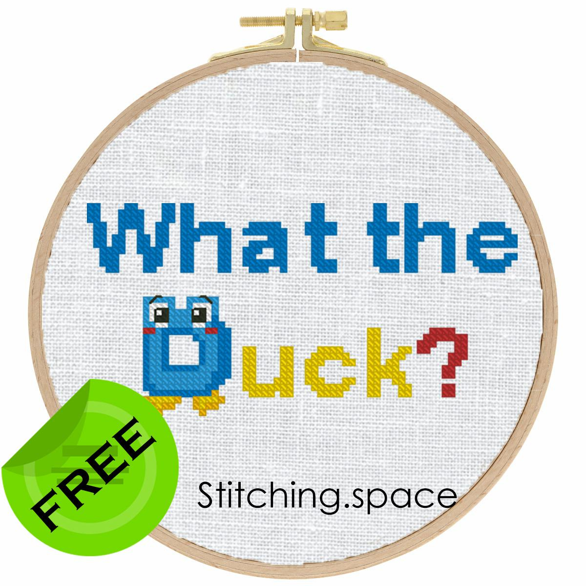 🦆The Free Printable Small And Easy Cross-Stitch Pattern With within Free Printable Funny Cross Stitch Patterns