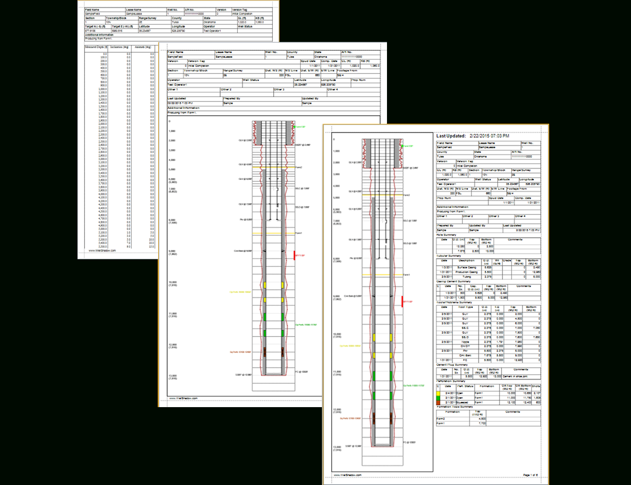Features | Petrocode – Wellbore Diagram Software within Free Wellbore Schematic Excel Template