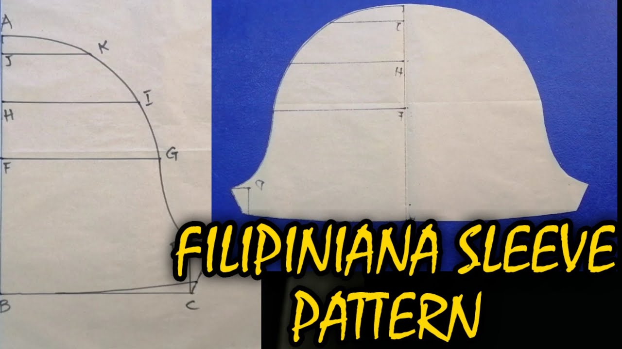 Filipiniana Sleeve Pattern//How To Sew Filipiniana Sleeve | Diy Easy Filipiniana Sleeve Pattern intended for Printable Filipiniana Sleeve Pattern