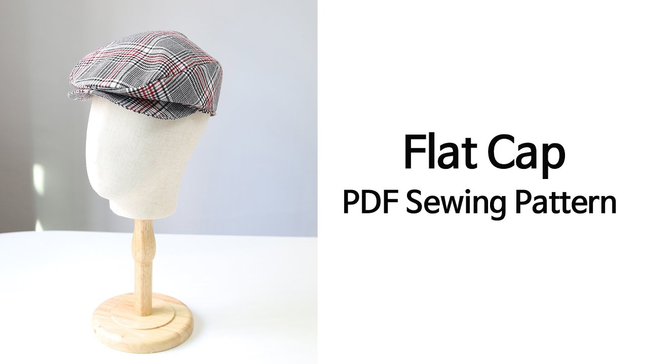 Flat Cap Pattern, Pdf Sewing Pattern, 7 Sizes, Irish Flat Cap, Baker Boy  Hat, Christmas Gift throughout Free Printable Flat Cap Pattern
