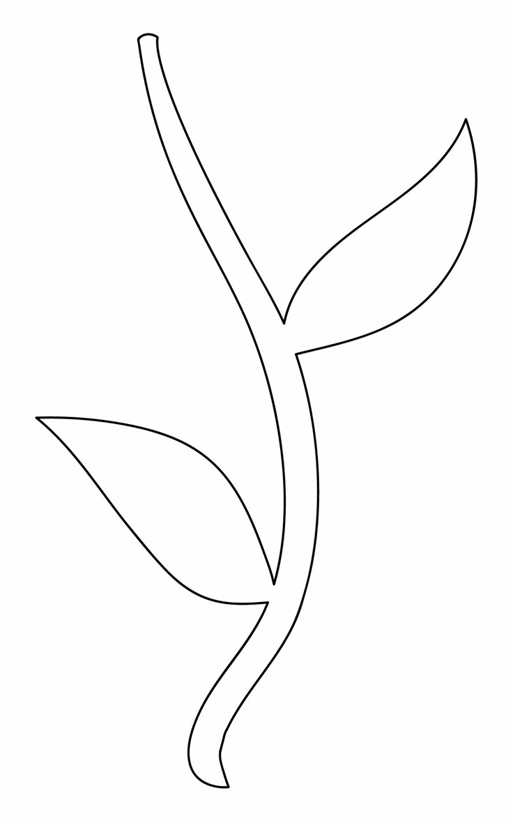Flower Stems - 12 Free Pdf Printables | Printablee with regard to Free Flower Stem Template