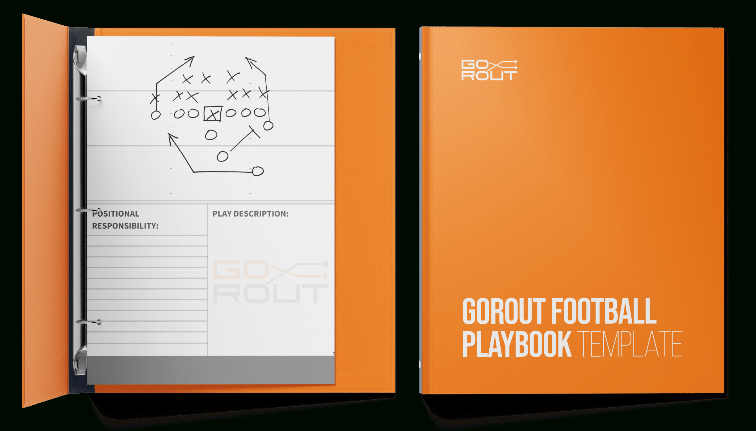 Football Playbook Template (Free) - Gorout within Free Football Playbook Template