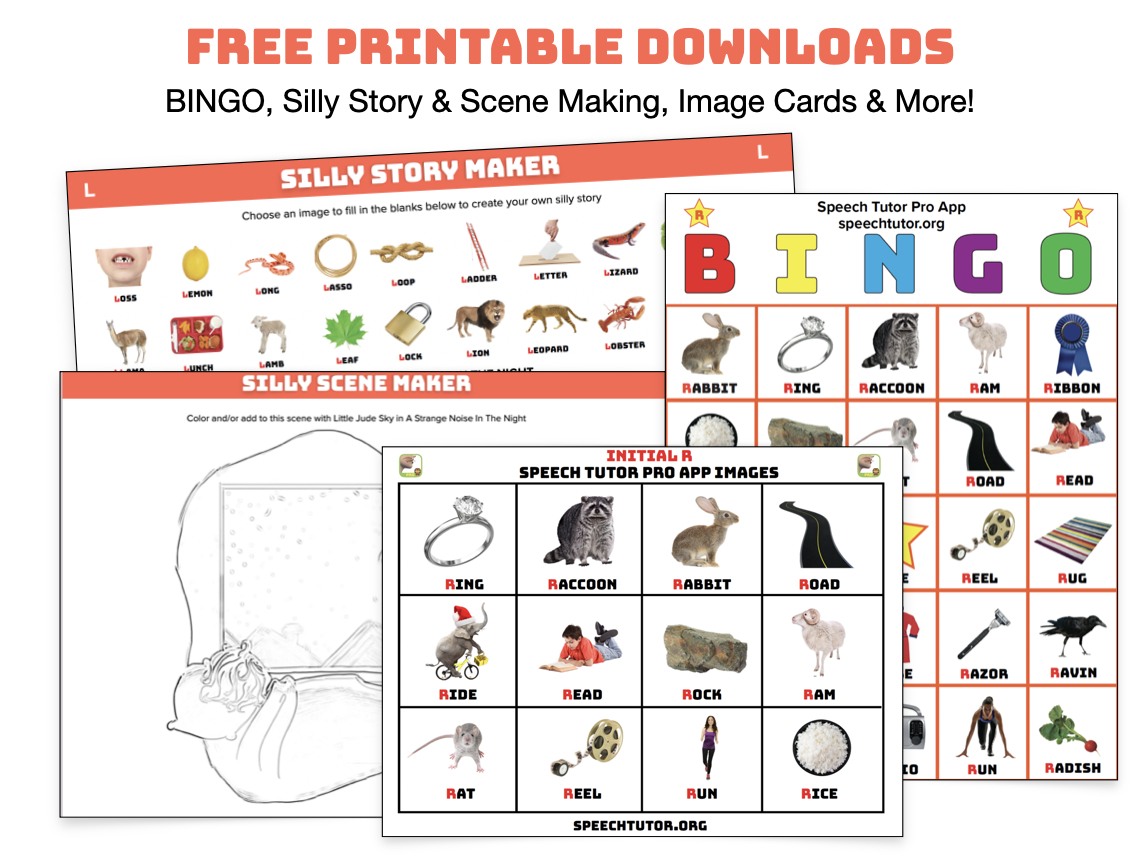 Free Articulation Printable Images &amp;amp; Worksheets — Speech Tutor within Free Articulation Printables