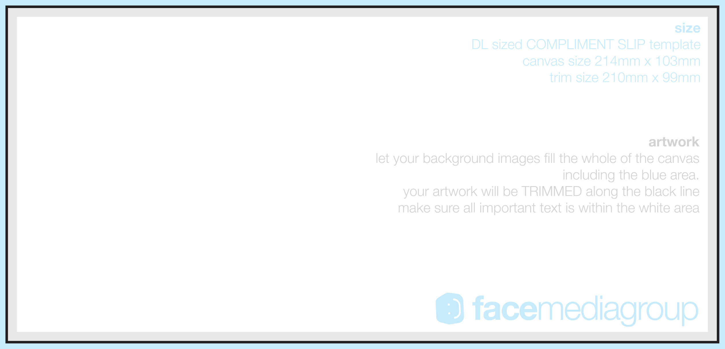 Free Compliment Slip Print Design Templates | Face Media Group with regard to Free Compliment Slip Template Word