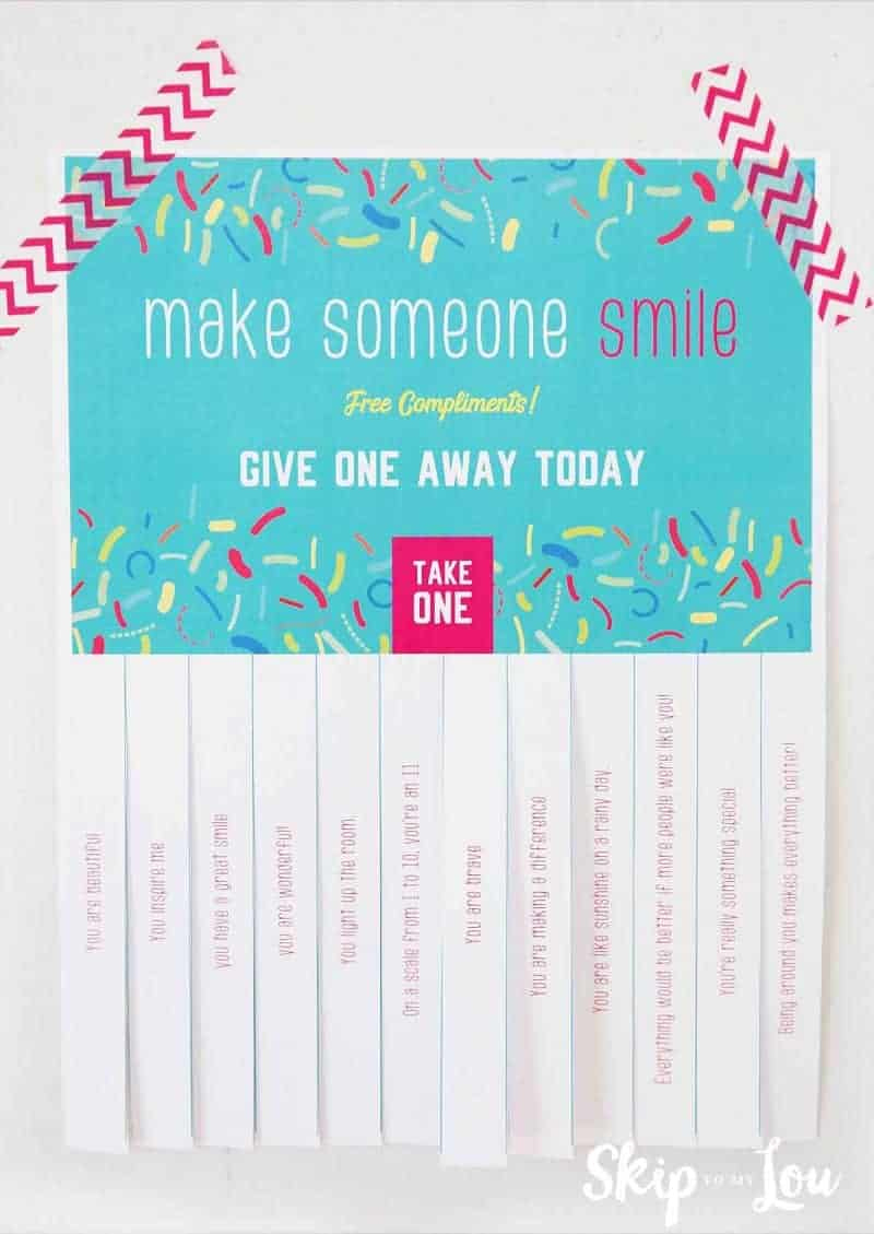 Free Compliments - Skip To My Lou with regard to Free Compliments Printable