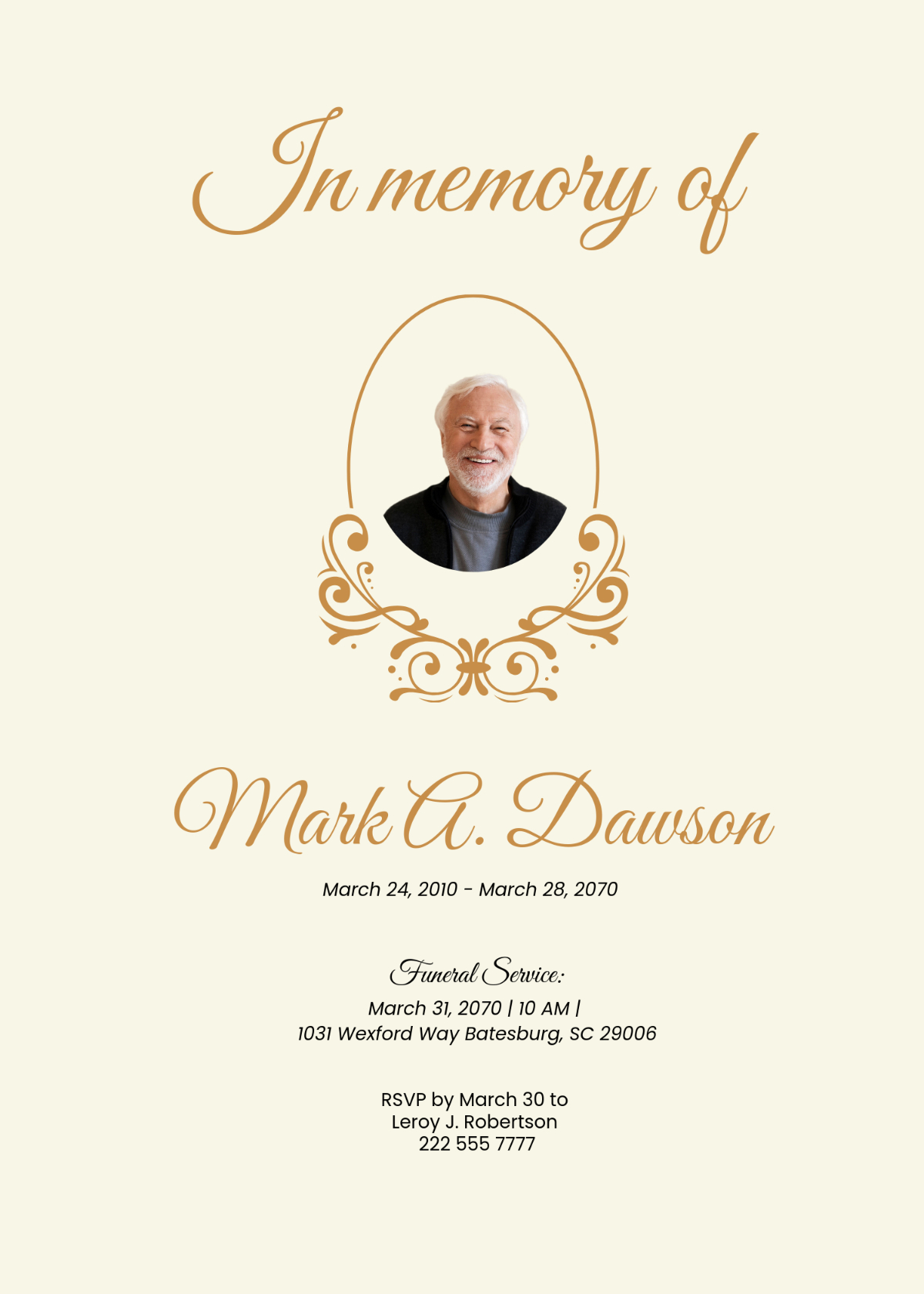 Free Funeral Templates, Editable And Printable intended for Free Funeral Mass Booklet Template