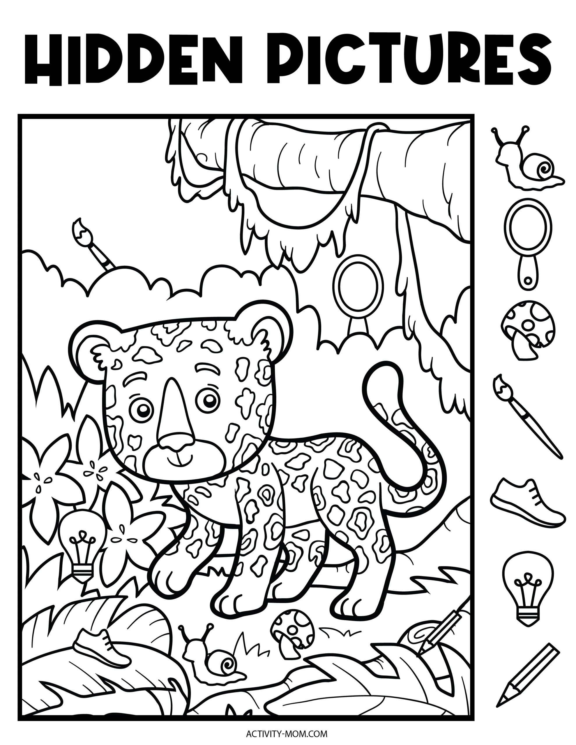 Free Hidden Pictures Printables For Kids - The Activity Mom within Free Printable Hidden Pictures Pdf