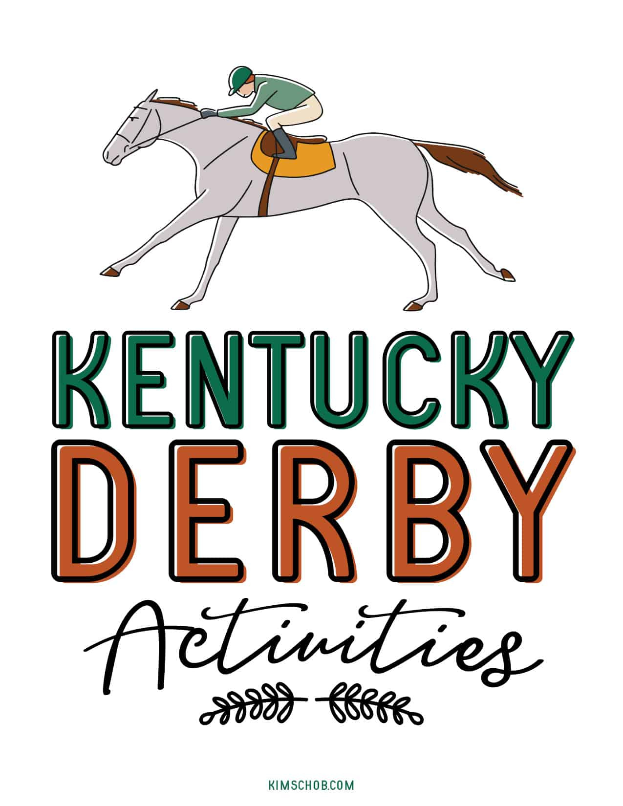 Free Kentucky Derby Printable Games - Kim Schob throughout Free Kentucky Derby Printables