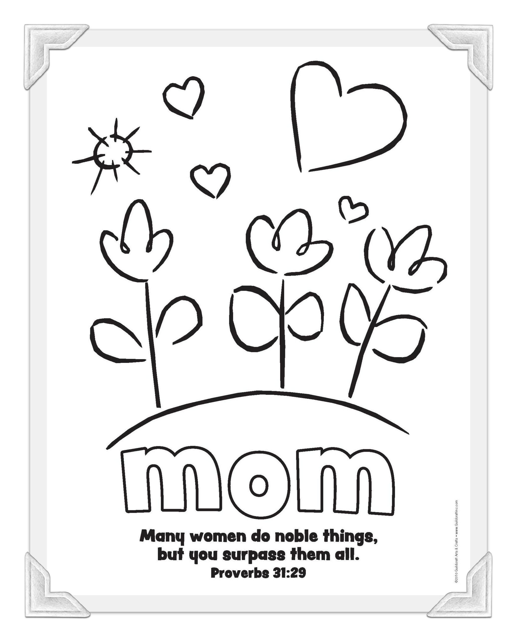 Free Mother Day Crafts For Sunday School 2025 | Www regarding Free Printable Christian Mothers Day Crafts