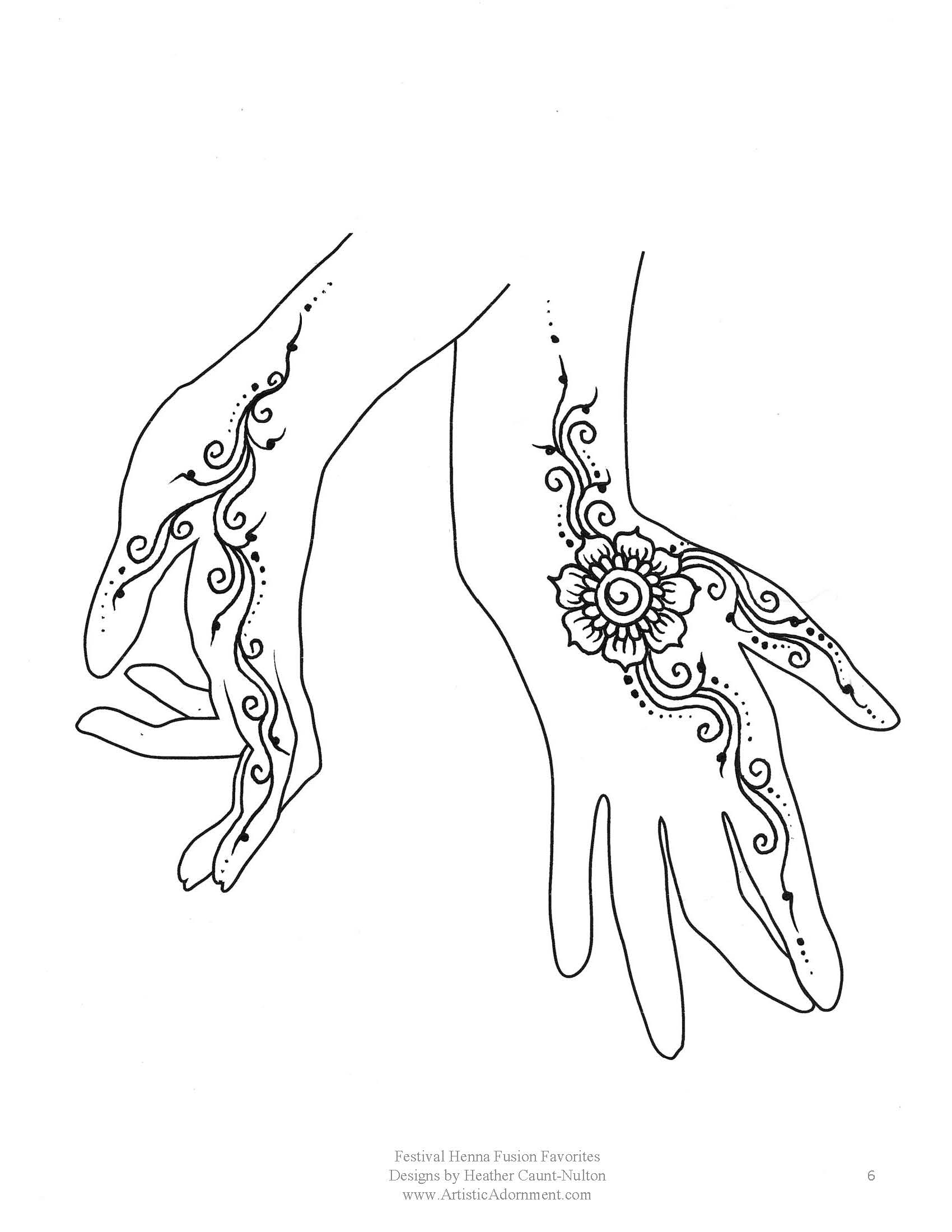 Free Patterns - Henna Artist Serving Boston Ma, Providence Ri, And for Simple Printable Henna Stencils