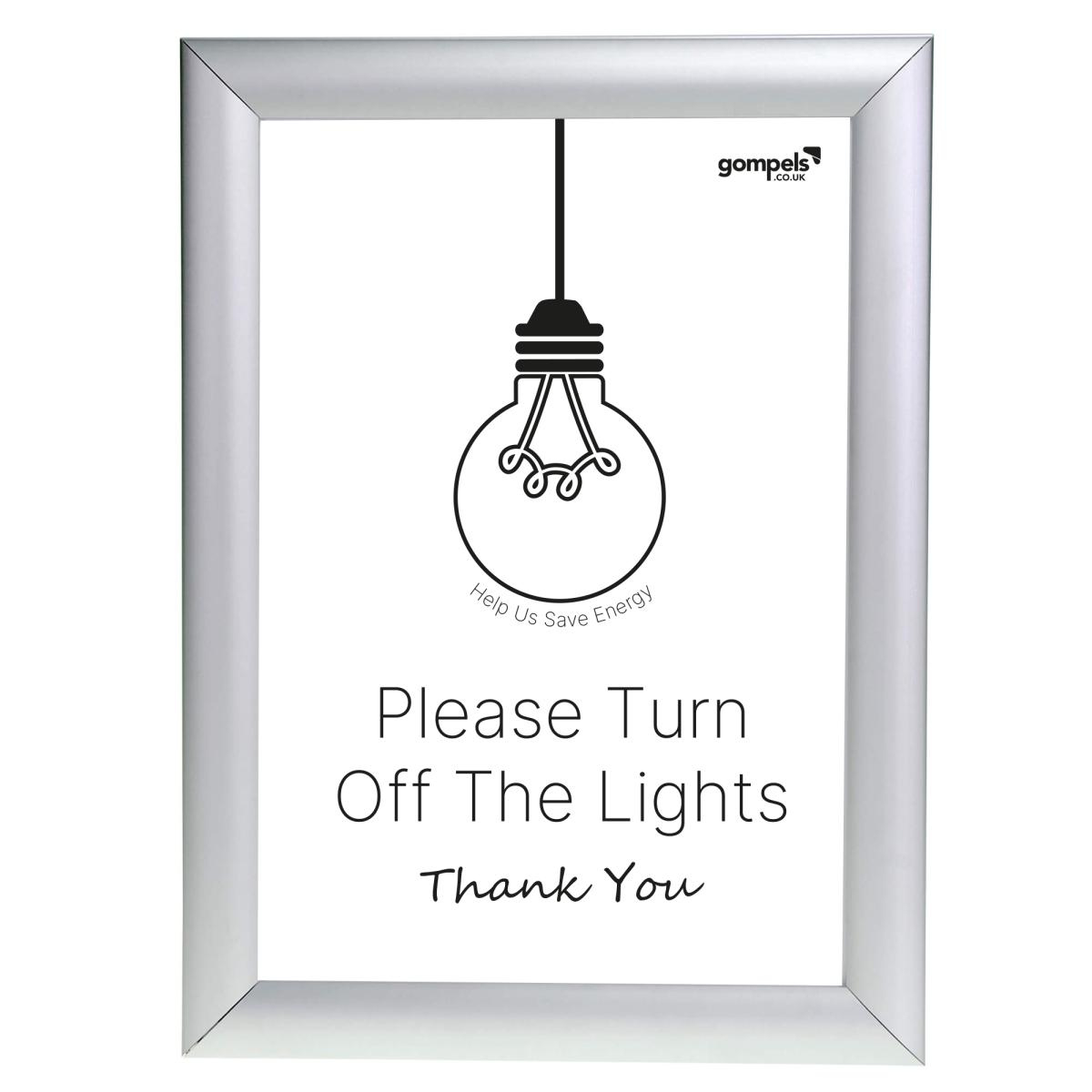 Free Printable A4 &amp;#039;Please Turn Off The Lights Sign&amp;#039; - Gompels with Free Printable Turn Off Light Signs