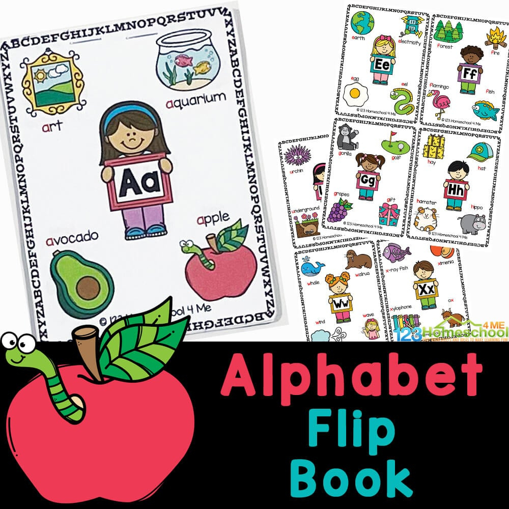 Free Printable Alphabet Flip Book For Kids – Best Pixel Design throughout Free Alphabet Flip Book Printable