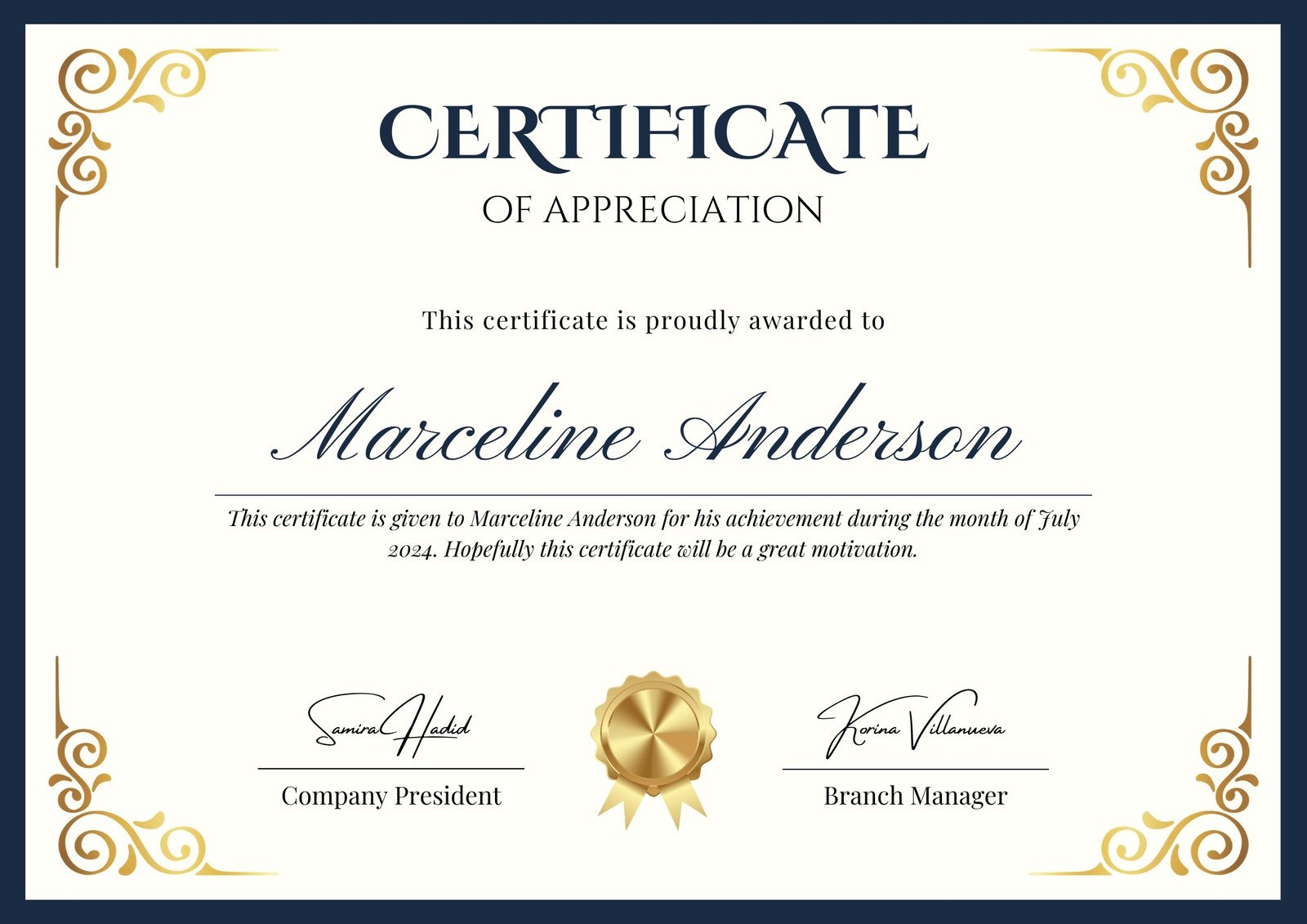Free, Printable, And Customizable Award Certificate Templates | Canva for Free End of Year Award Templates