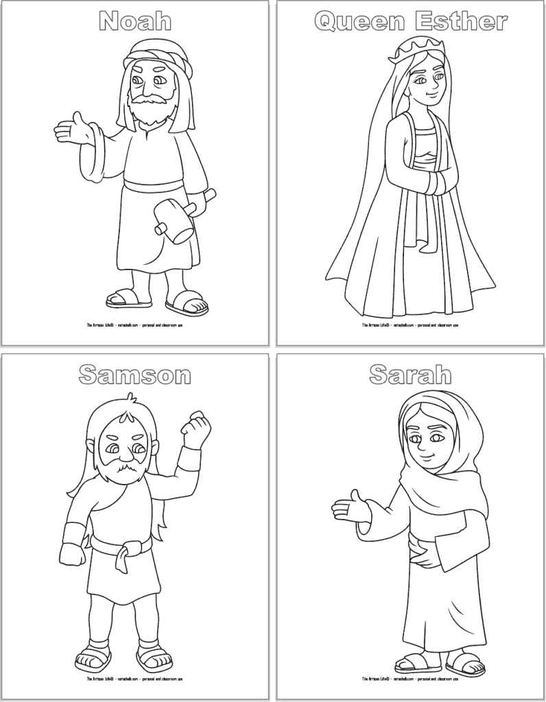 Free Printable Bible Character Coloring Pages For Kids - The pertaining to Free Printable Bible Figures