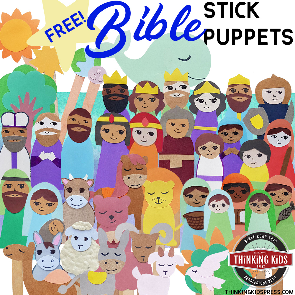 Free Printable Bible Stick Puppets - Thinking Kids regarding Free Printable Bible Figures