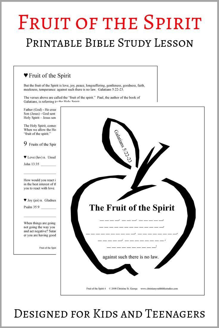 Free Printable Bible Study Lesson For Kids &amp;amp; Teens pertaining to Free Printable Bible Study Lessons With Questions and Answers