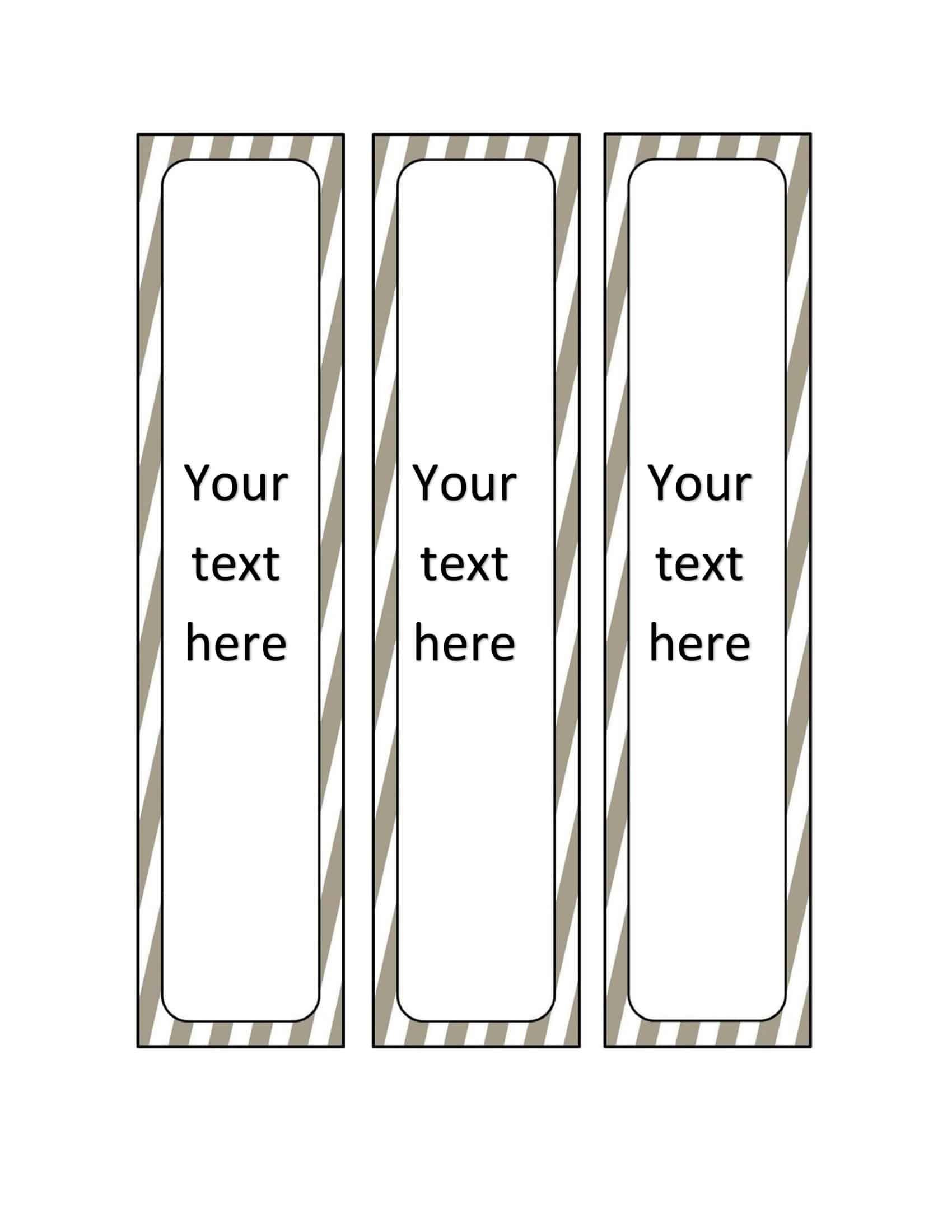 Free Printable Binder Spine Insert Templates [1, 2, 3 Inch] Label for Free Printable 1 Inch Binder Spine Template