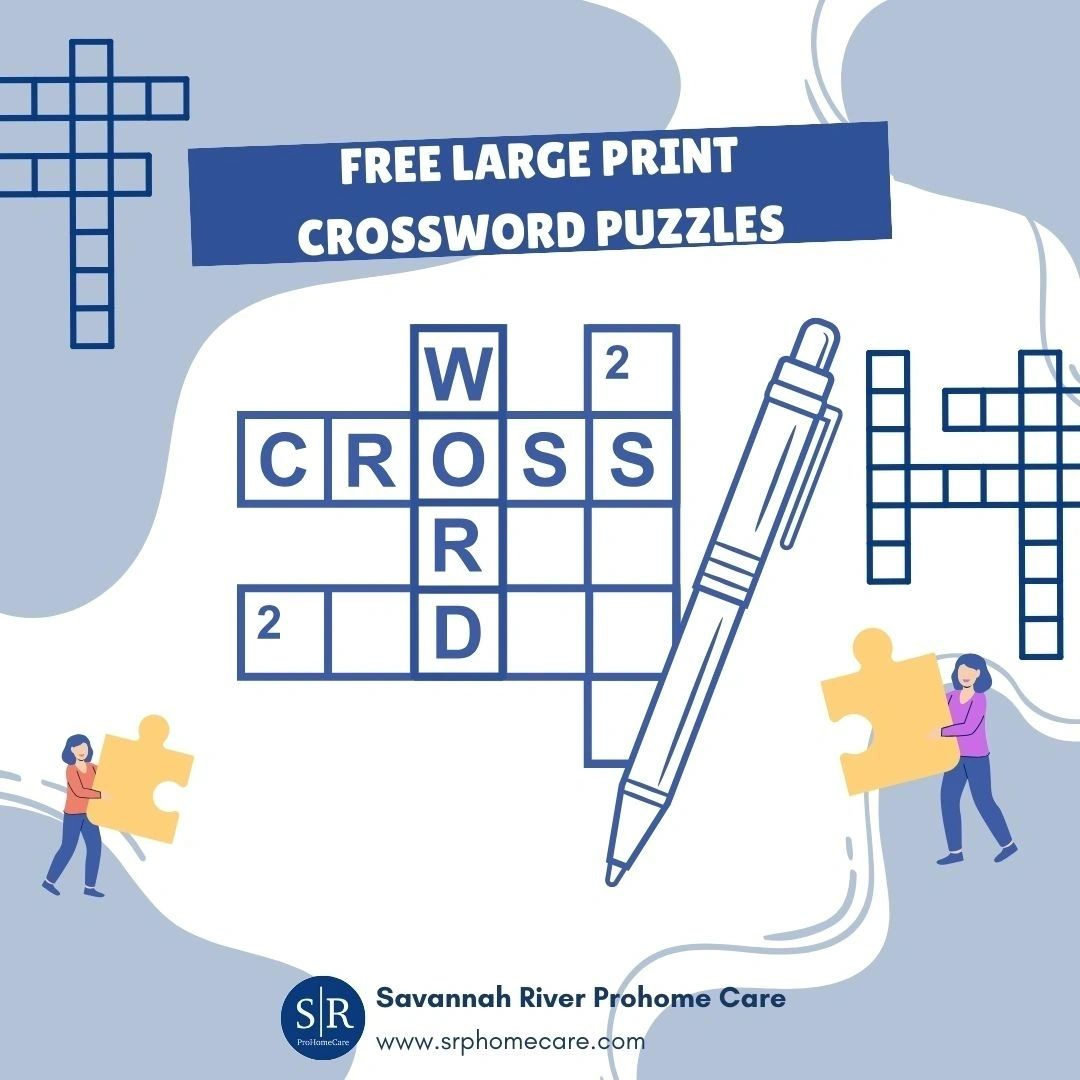 Free Printable Crossword Puzzles For Seniors pertaining to Free Printable Crosswords For The Elderly