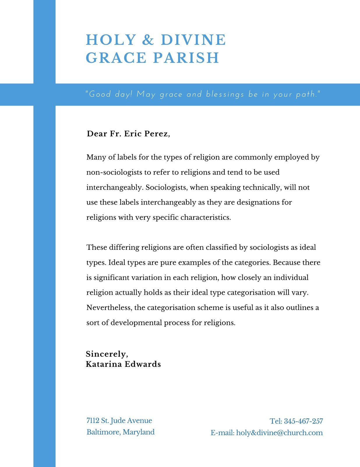 Free, Printable, Customizable Church Letterhead Templates | Canva regarding Free Church Letterhead Templates Word