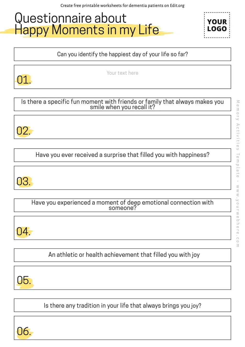 Free Printable Dementia Activities throughout Free Printable Cognitive Exercises