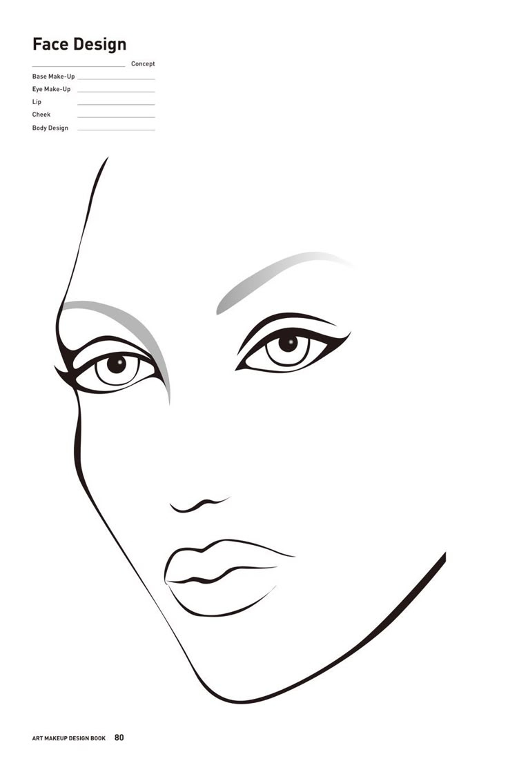 Free Printable Face Charts For Makeup - Makeup Vidalondon within Free Printable Face Charts For Makeup Artists