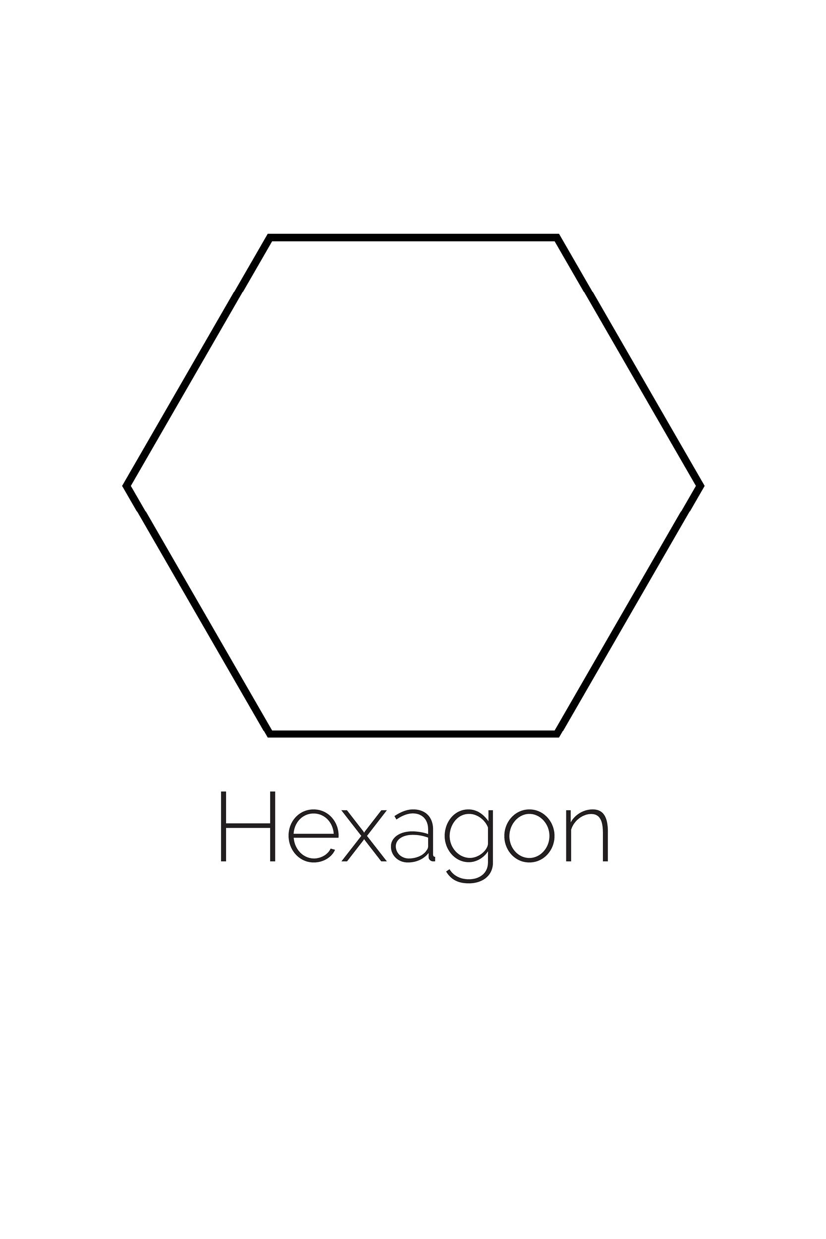 Free Printable Hexagon Shape pertaining to Free Printable 6 Inch Hexagon Template