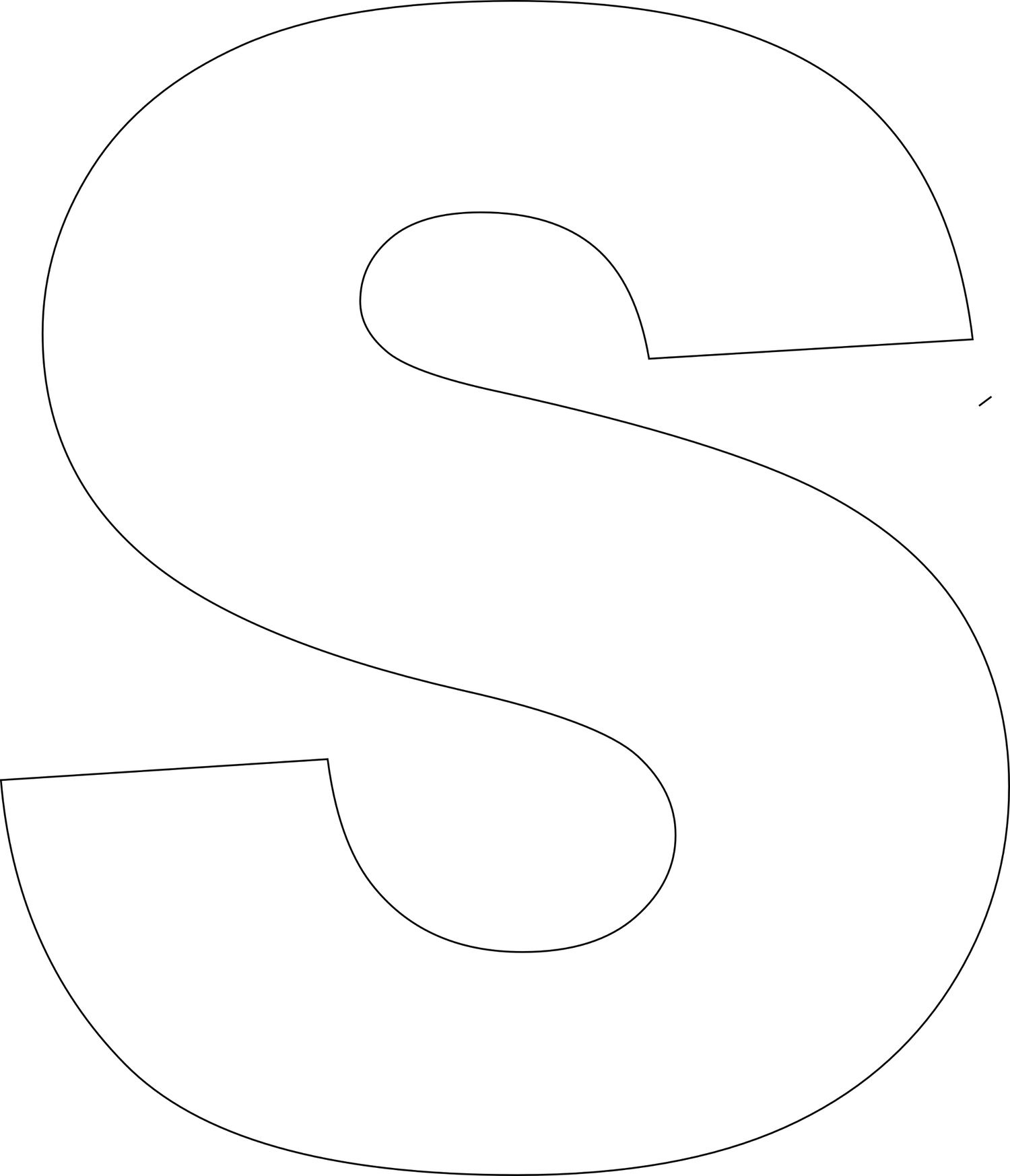 Free Printable Letters Template: Uppercase Alphabet throughout Free Block Letter Templates