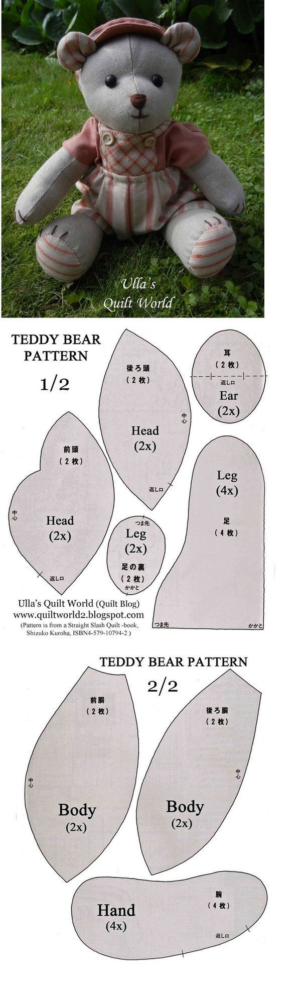 Free Printable Memory Bear Patterns : Memory Bear Pattern Free throughout Free Memory Bear Printable Pattern