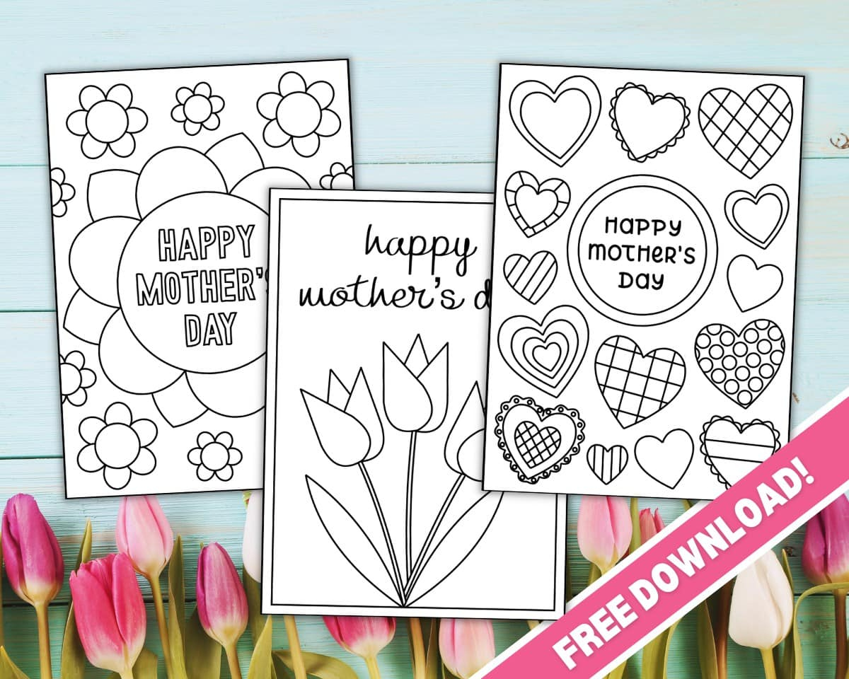 Free Printable Mother&amp;#039;S Day Coloring Cards - The Craft-At-Home Family throughout Free Printable Mothers Day Cards For Grandma To Color
