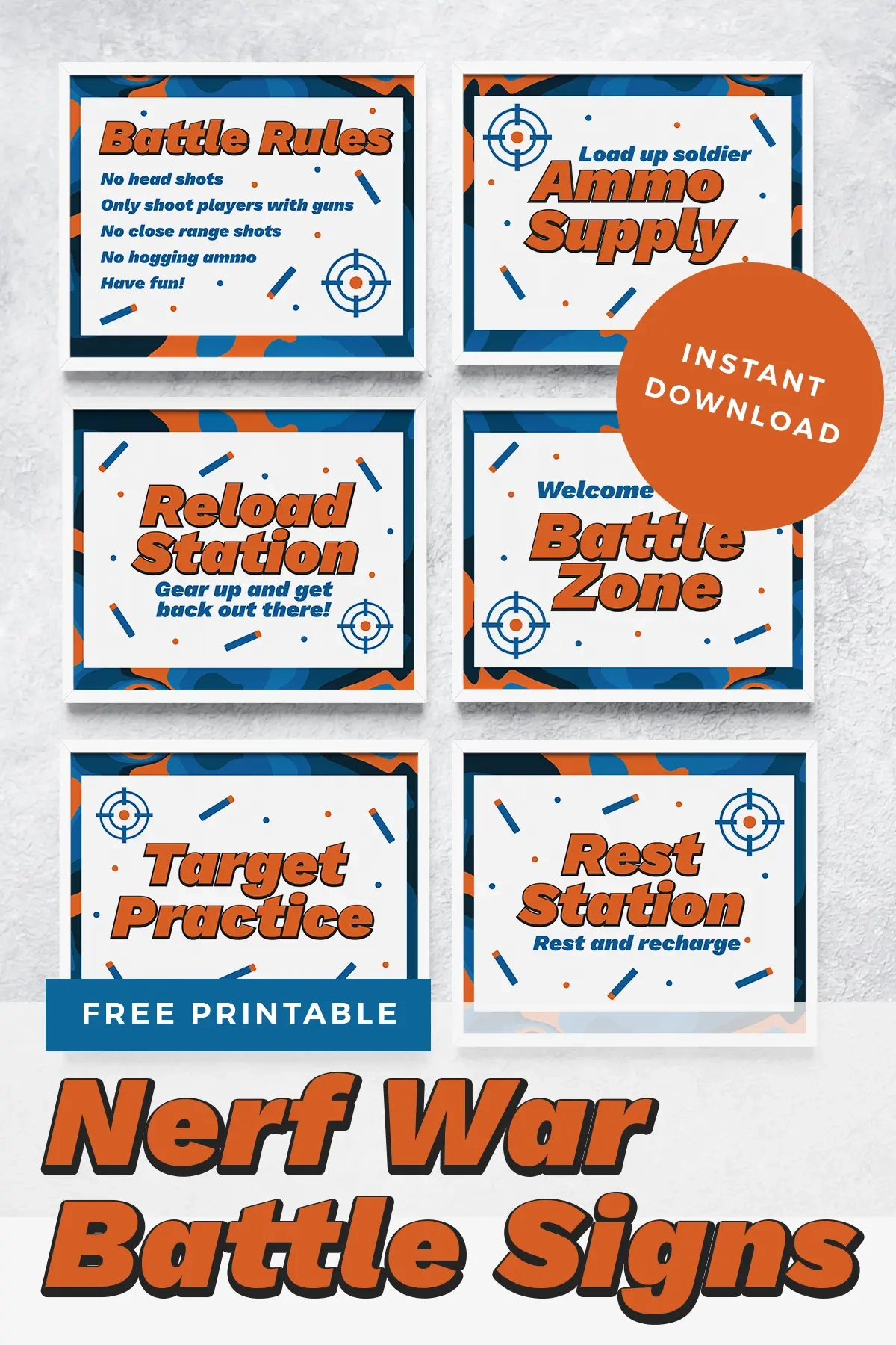Free Printable Nerf War Sign - Favorite Printables in Free Nerf Printables