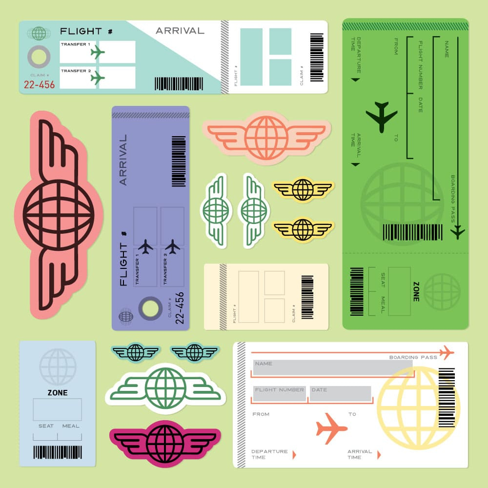 Free Printable Plane Tickets - An Instant Travel Surprise! with regard to Free Airport Role Play Printables