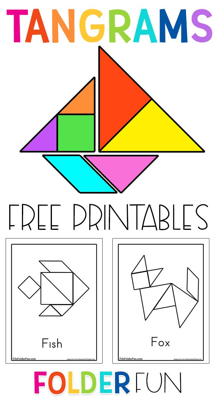 Free Printable Tangrams Puzzles regarding Free Printable Tangram Puzzle Patterns