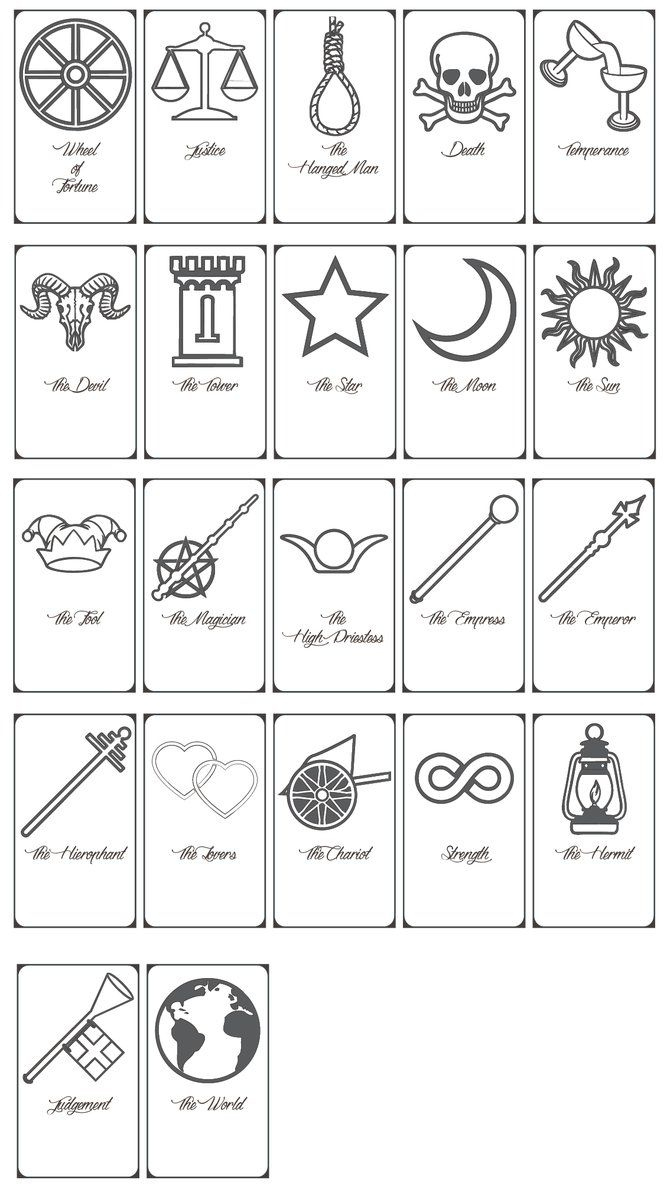Free Printable Tarot Cards!Keniakittykat On Deviantart throughout Free Printable Oracle Deck