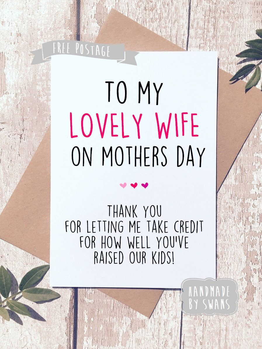 Free Printable Wife Mothers Day Cards - Printable Party Favors pertaining to Free Printable Mothers Day Cards From Husband to Wife