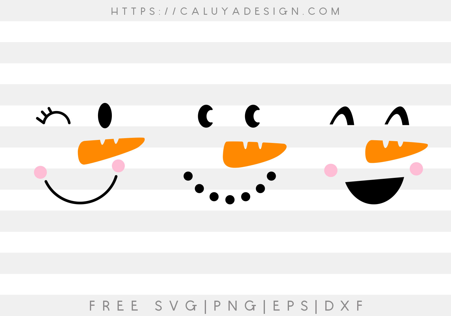 Free Snowman Faces I Svg, Png, Eps &amp;amp; Dxfcaluya Design intended for Free Printable Snowman Face Patterns