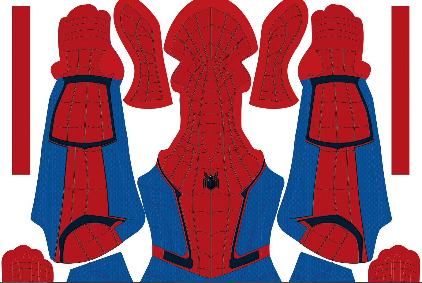 Free) Spider-Man Homecoming Pattern with Template Free Printable Spiderman Mask Sewing Pattern