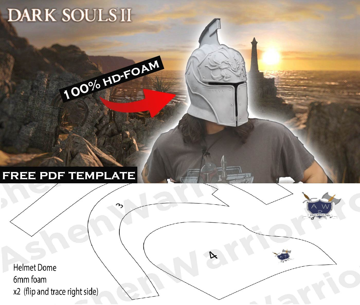Free Templates — Ashen Warrior Props with regard to Free Foam Templates