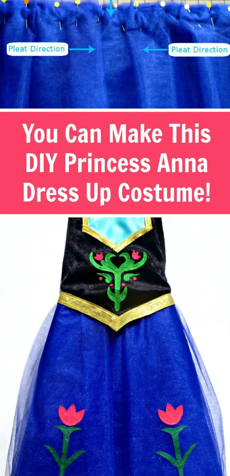 Frozen Princess Anna Costume regarding Anna Diy Costume Printable Stencil