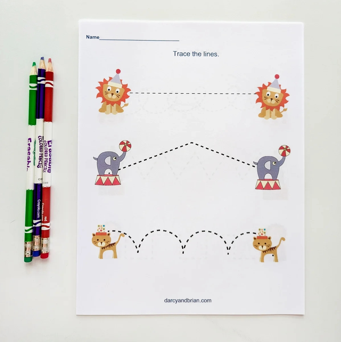 Fun Preschool Circus Theme Printables for Free Printable Circus Activities
