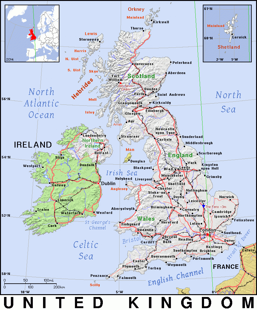 Gb · United Kingdom · Public Domain Mapspat, The Free, Open inside Free Printable Map Of Great Britain