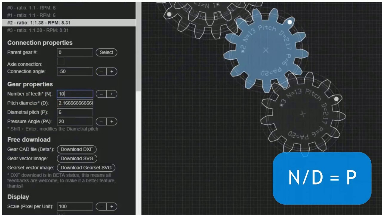 Gear Generator How To Draw Perfect Gears (Online, No Download) pertaining to Gear Template Generator Program Free