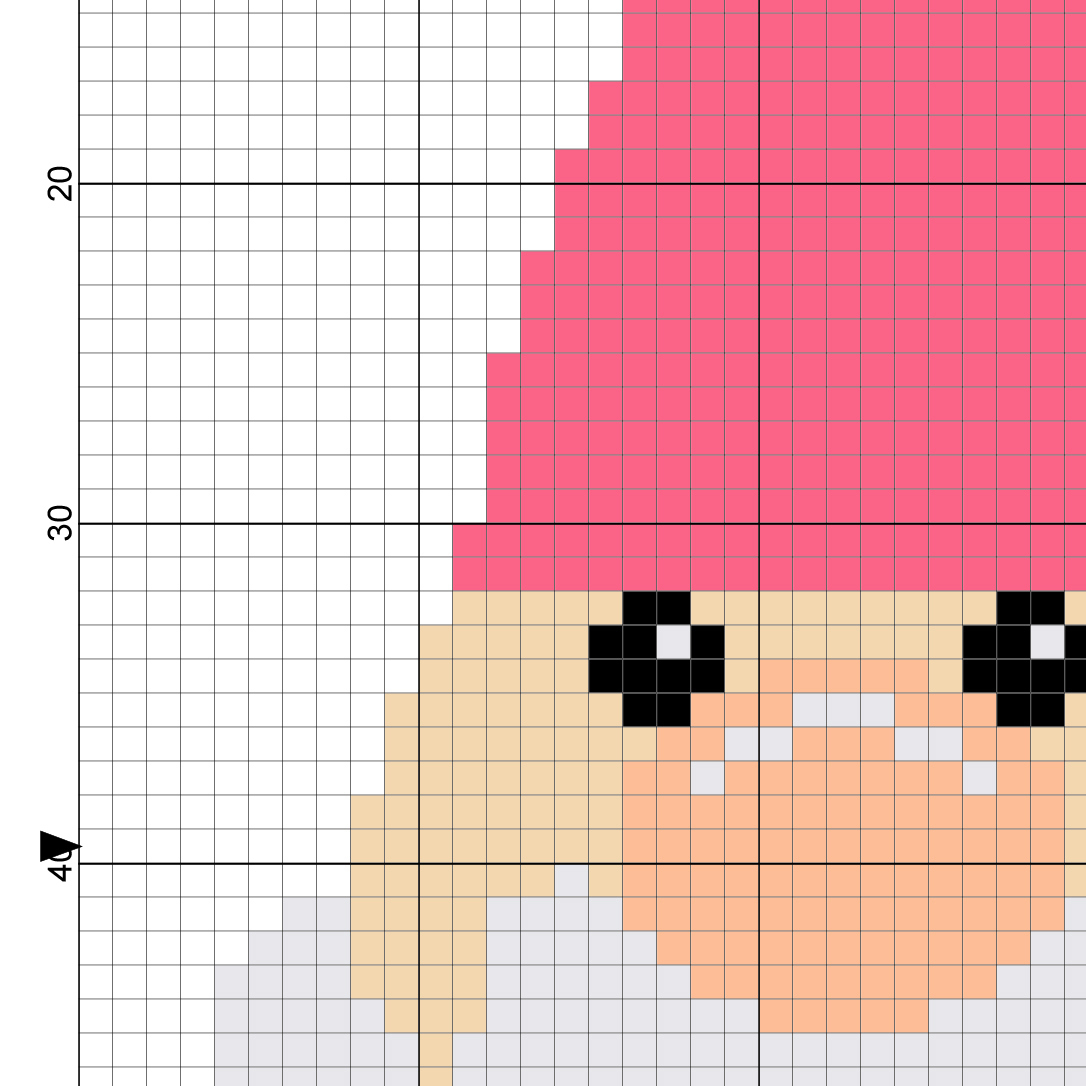 Gnome Cross Stitch Pattern with regard to Free Printable Gnome Cross Stitch Patterns