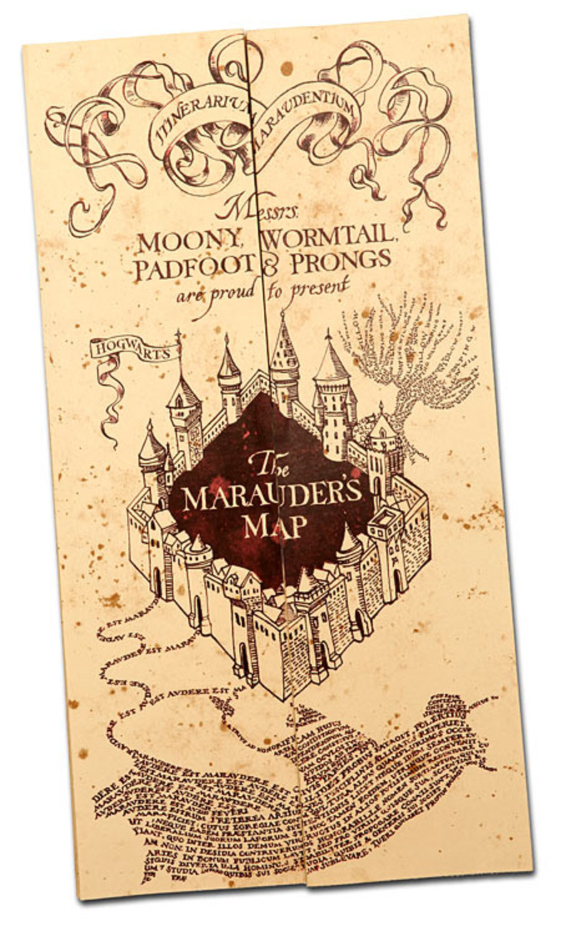 Harry Potter Paraphernalia: How To Make A Marauder&amp;#039;S Map (Party throughout Free Printable Harry Potter Marauders Map