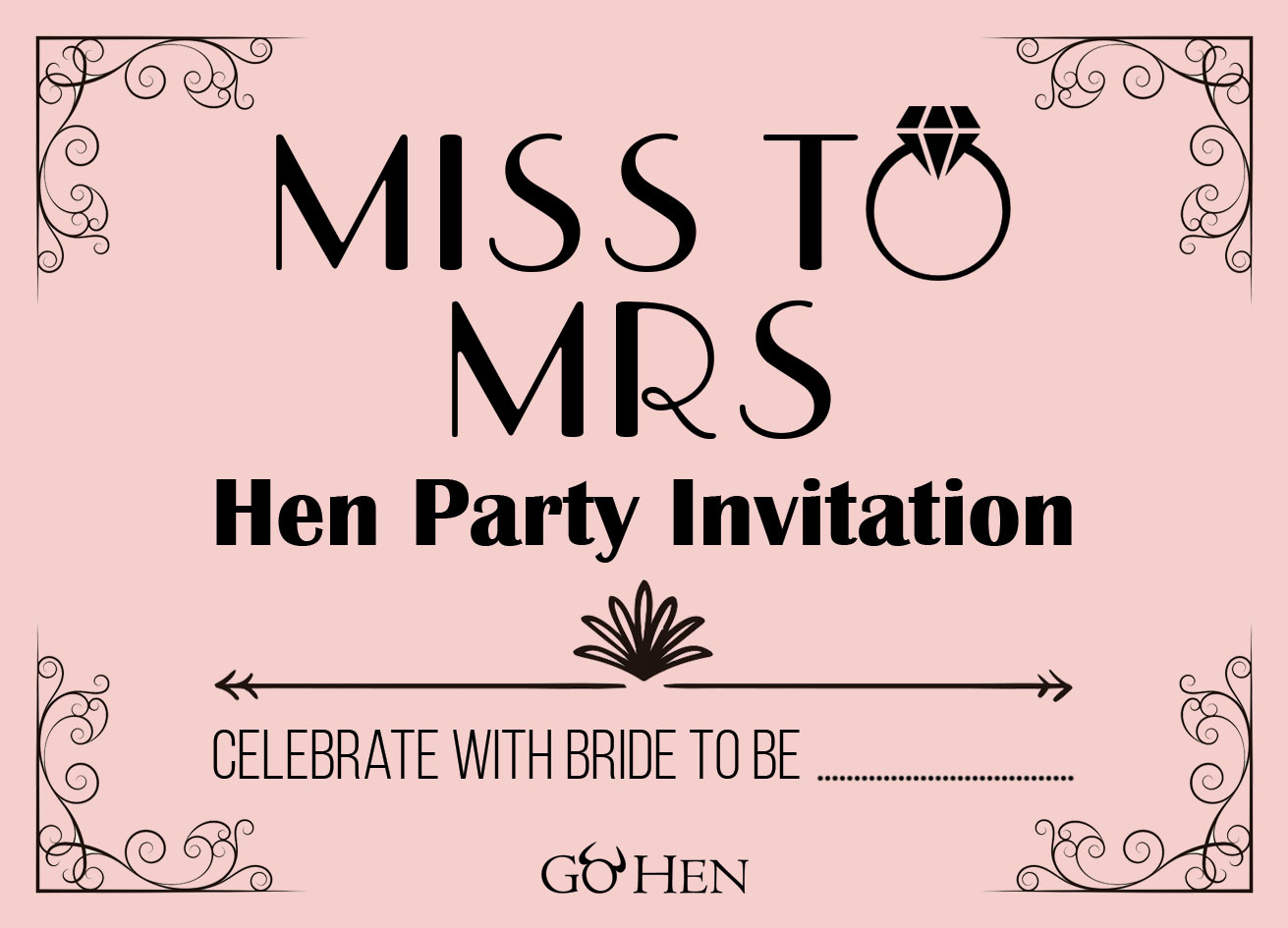Hen Party Invitations – Funky &amp;amp; Retro Hen Invites inside Free Hen Party Templates