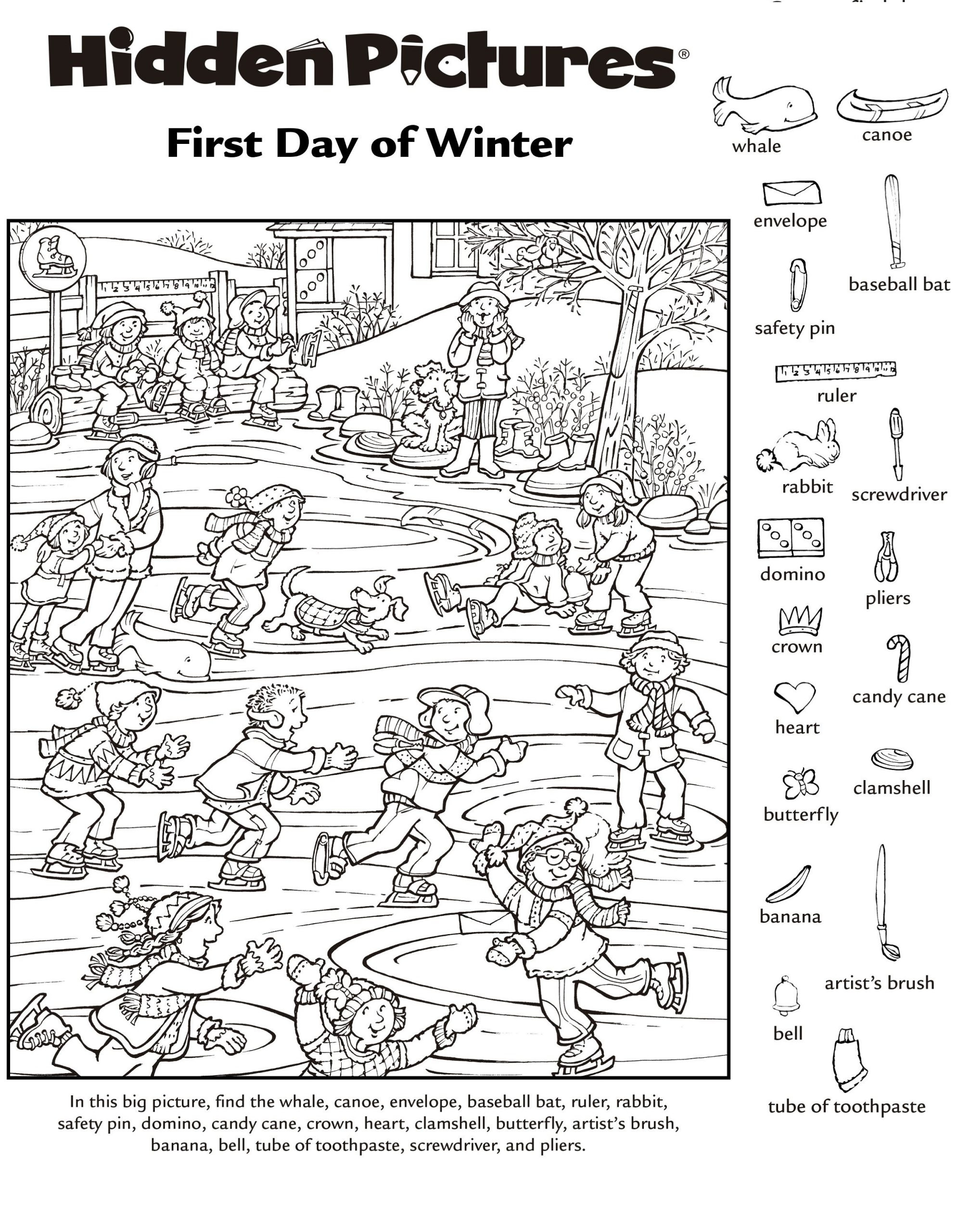 Highlights Hidden Pictures Printable | 123 Worksheets inside Free Printable Hidden Pictures Pdf